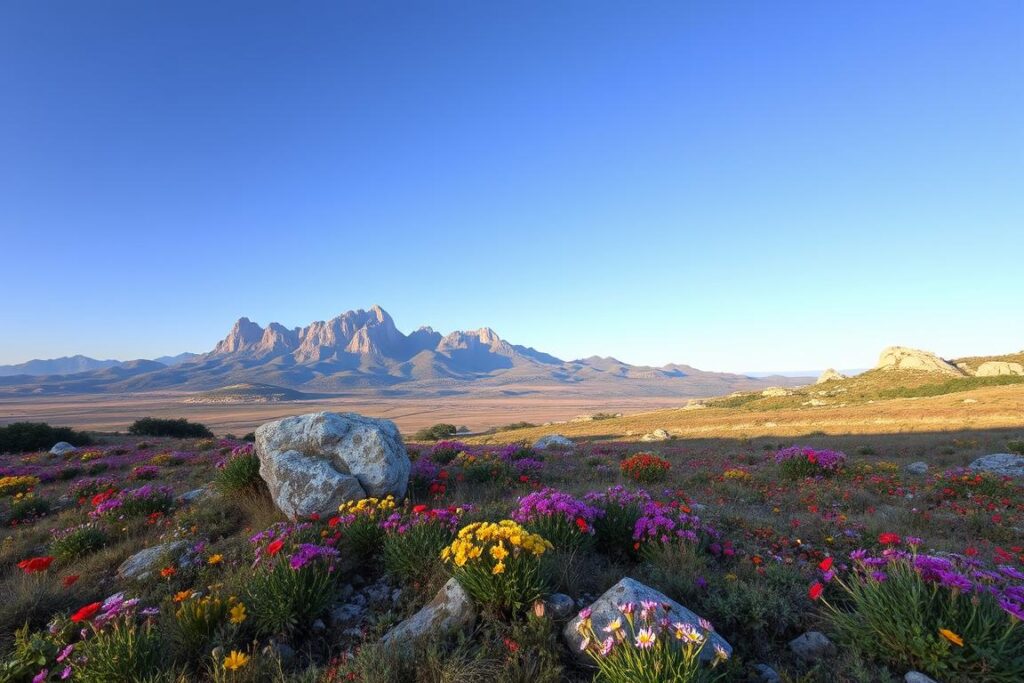 Campos rupestres e flores típicas da Serra do Cipó Campos rupestres e flores típicas da Serra do Cipó
