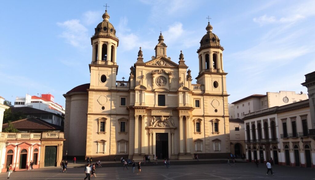 Vista da Catedral Basílica de Nossa Senhora do Pilar em São João del-Rei, um dos 17 melhores destinos para conhecer em Minas Gerais Vista da Catedral Basílica de Nossa Senhora do Pilar em São João del-Rei, um dos 17 melhores destinos para conhecer em Minas Gerais
